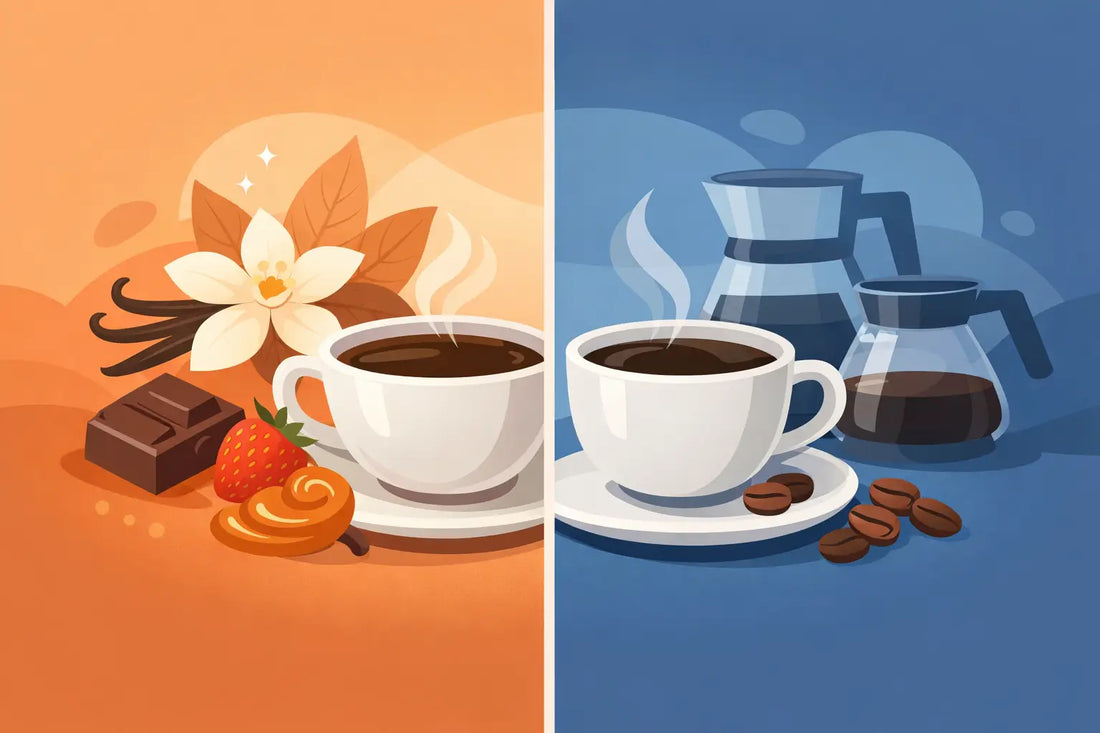 Flavored Coffee vs Regular Coffee
