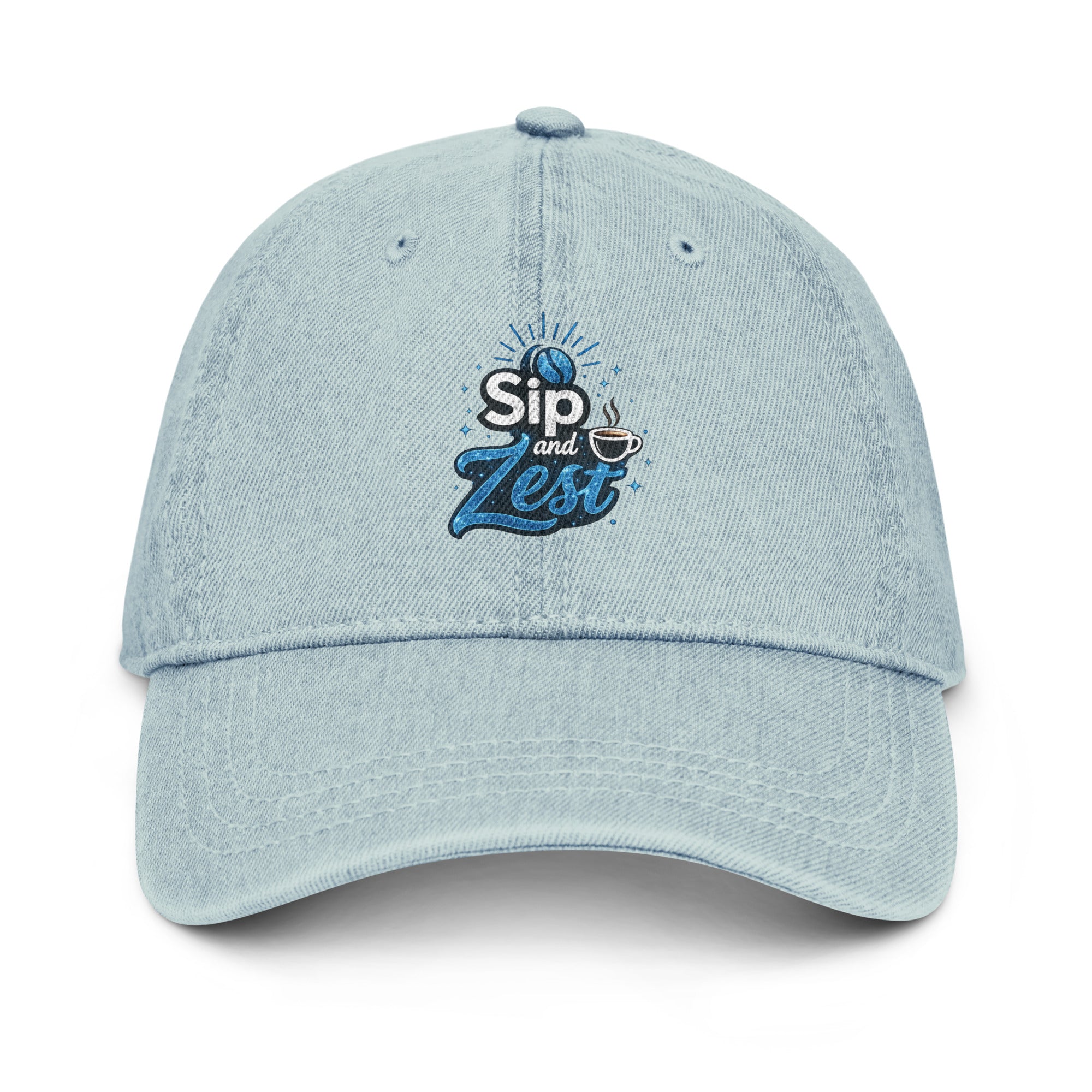 Denim Hat – Sip & Zest