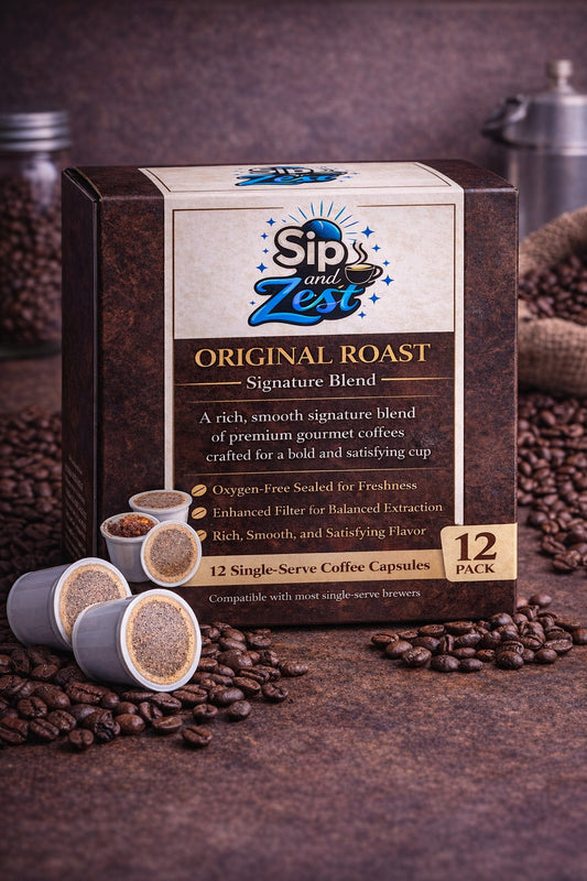 12 Pack Single Serve Coffee Capsules